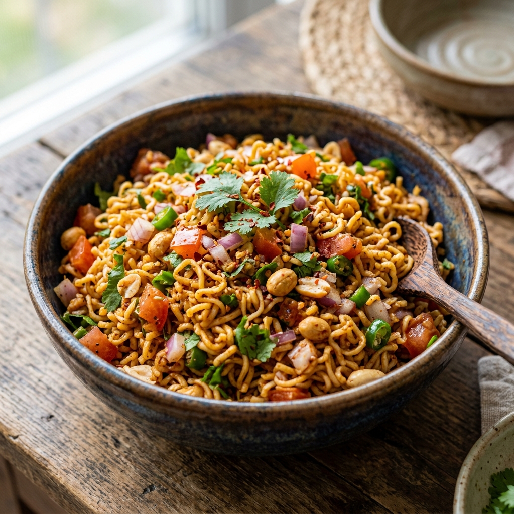 Spicy Ramen Chatpate